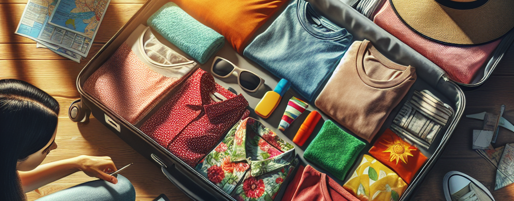 summer travel packing